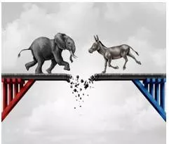 Bipartisan - Involving, supported by, or representing two political parties
