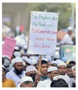Hardline islamists rally in dhaka seek legislation to declare ahmadiyas infidels