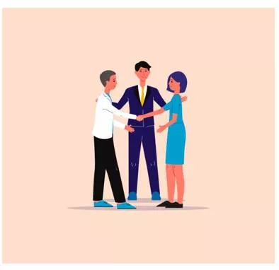 Mediate - To act as a go-between to help two or more people or groups resolve a dispute or reach an agreement. (मध्यस्थता करना / सुलह कराना)