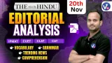 The hindu vocab reading grammar by sanjeev sir