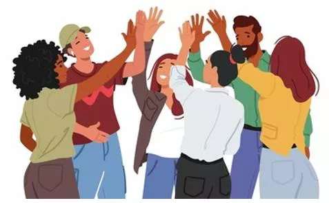 Camaraderie - A feeling of mutual trust, friendship, and goodwill among people who spend a lot of time together. (साथियों के बीच अपनापन और मित्रता की भावना)