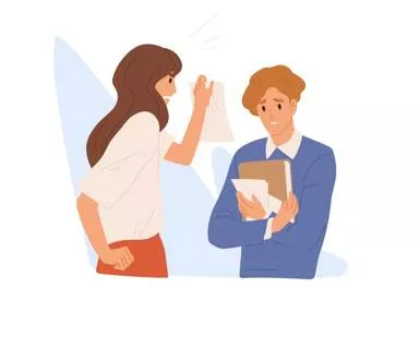 Admonish - To warn or reprimand someone firmly; to speak to someone in a serious way about their behaviour. (टोकना / डाँटकर समझाना)
