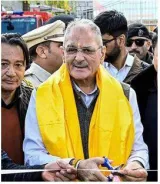 Ladakh l g admits discontent over team for talks with centre