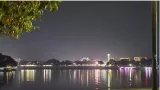 Demolition drive around ahmedabad s isanpur lake to remove encroachments