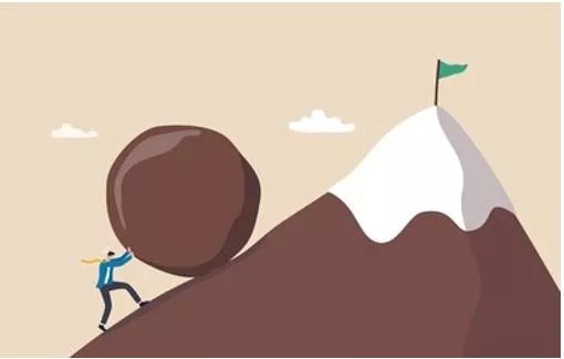 Persist - To continue firmly in an action or belief despite difficulty or opposition; to keep going and not give up.