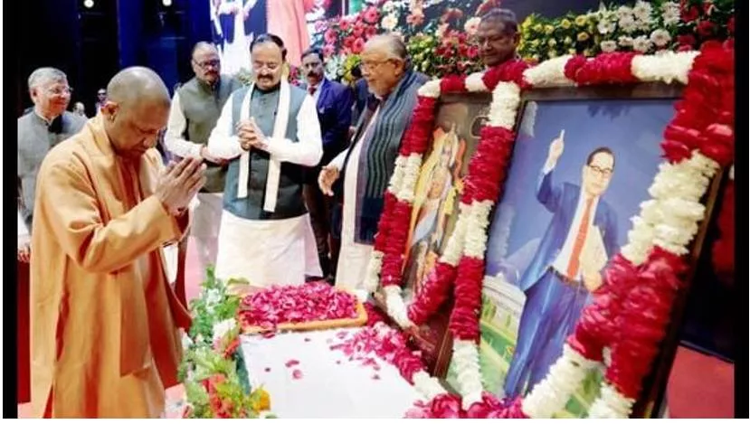 Disrespect to the constitution is disrespect to baba saheb yogi