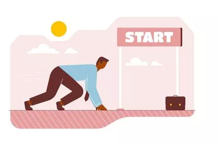 Commence - Begin; start an activity, process, or event. (प्रारंभ करना)