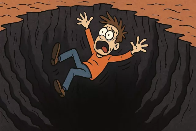 Abysmal - Extremely bad or severe; of very poor quality; very deep like an abyss. (बहुत ही घटिया)