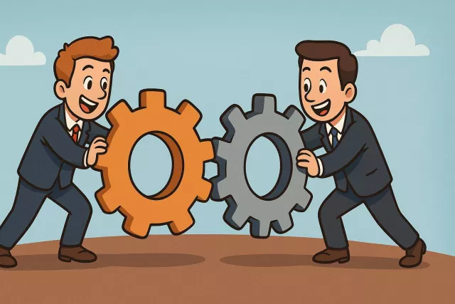 Synergy - The combined power of a group working together that is greater than the sum of their individual efforts. (??????? ??????, ??????? ?????)