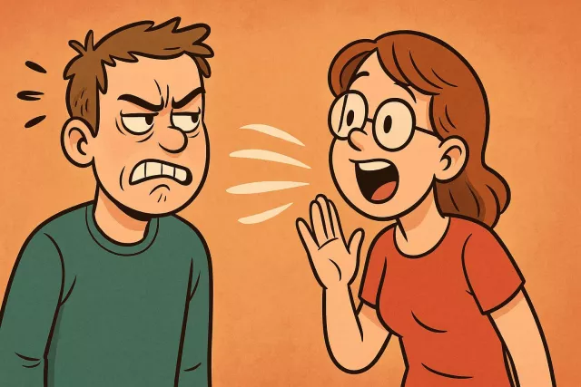 Irk - To irritate, annoy, or bother someone. (परेशान या चिढ़ाना)