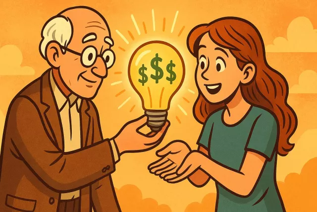 Endow - To provide or give something valuable, such as a quality, talent, money, or property, to a person or institution. (विशेष गुण, संपत्ति या सहायता प्रदान करना)