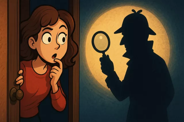 Intrigue - To arouse curiosity or interest; also to make secret plans, often for something dishonest or harmful.