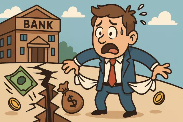 Insolvent - Unable to pay one