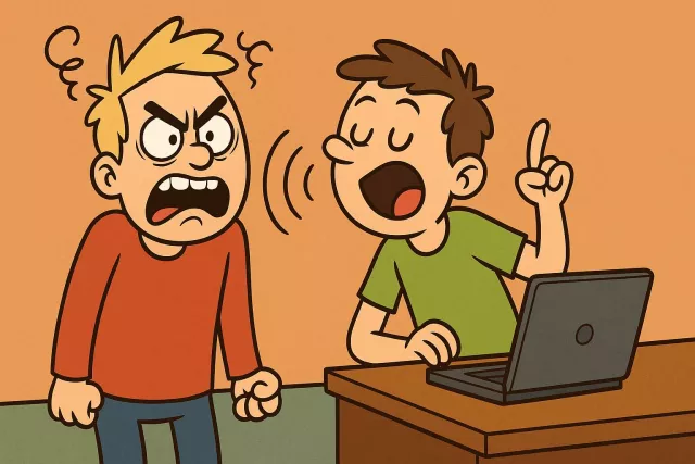 Aggravate - To make a problem, situation, or feeling worse or more serious.