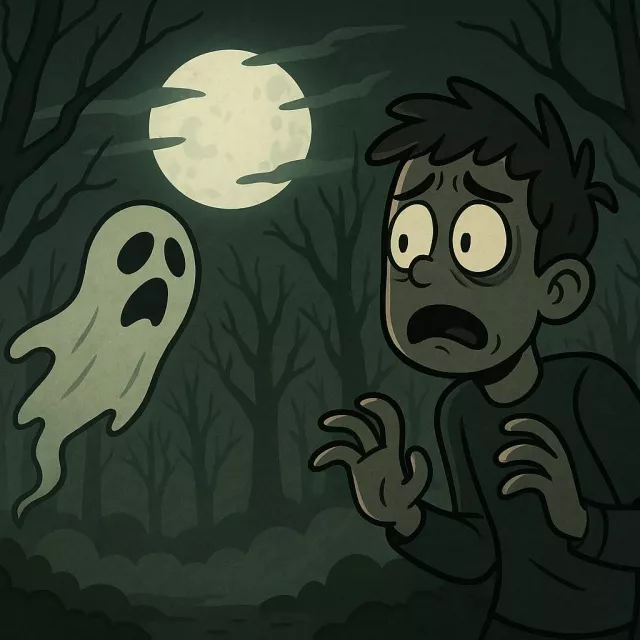 Eerie - Strange and frightening; causing a feeling of uneasiness or fear.