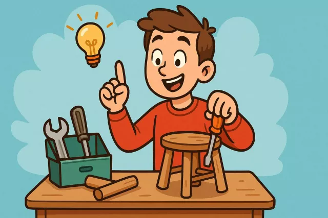 Knack - A natural skill or talent for doing something, especially easily. (कौशल, विशेष निपुणता)