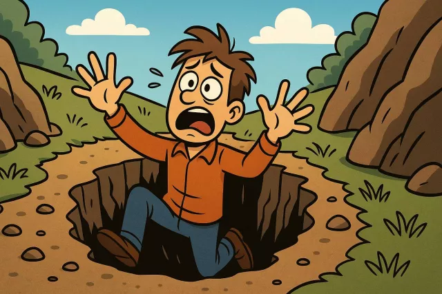 Predicament - A difficult, unpleasant, or embarrassing situation where it is hard to know what to do. (कठिन और उलझनभरी स्थिति)