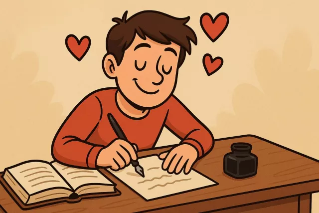 Penchant - A strong or habitual liking for something or tendency to do something. (किसी चीज़ के प्रति गहरा झुकाव या आदतन रुचि)