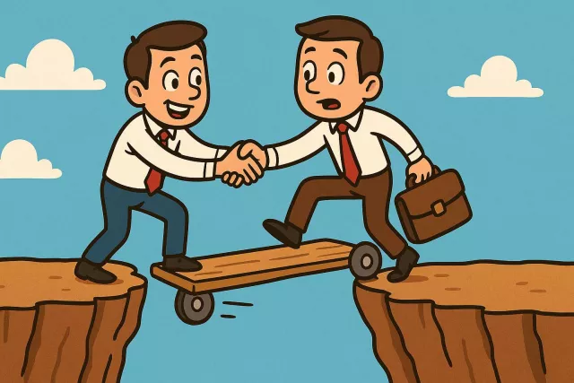 Expedient - (Of an action) convenient and practical, although possibly improper or immoral; done because it is useful or advantageous rather than right. (सुविधाजनक या लाभदायक भले ही नैतिक रूप से सही न हो)