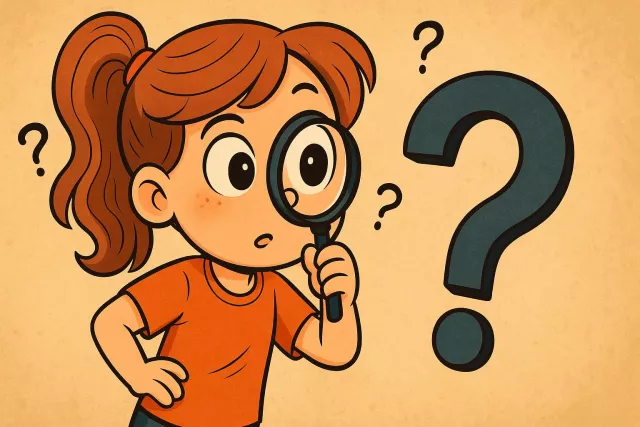 Inquisitive - Having or showing a strong desire to learn or know things; very curious, often by asking many questions. (????????, ???? ???? ????? ????)