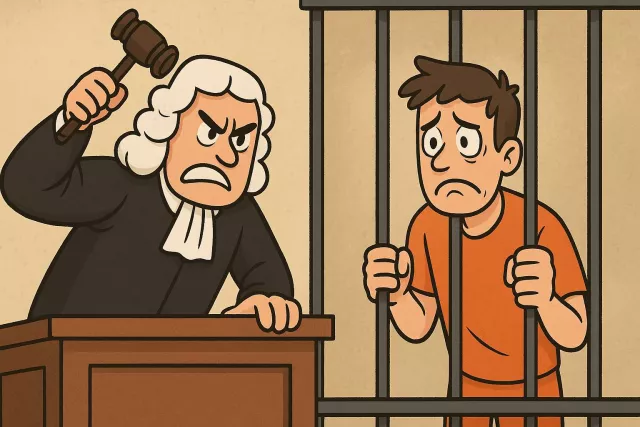 Condemn - To express strong disapproval of something or someone, often publicly; to declare something wrong, evil, or unacceptable. (कड़ी निंदा करना, दोषी ठहराना)