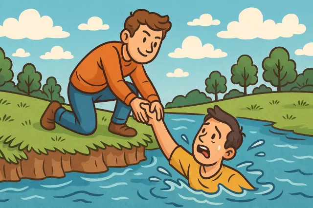 Succour - Help and support given to someone in times of hardship or distress; to give help or relief.