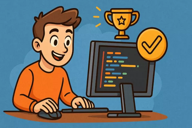 Proficient - Highly skilled, competent, or expert in doing something. (कुशल, निपुण)