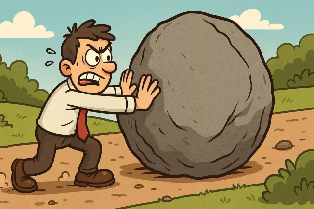 Hindrance - Something that makes it difficult for someone to do something or for something to happen; an obstacle or obstruction. (रुकावट, बाधा)