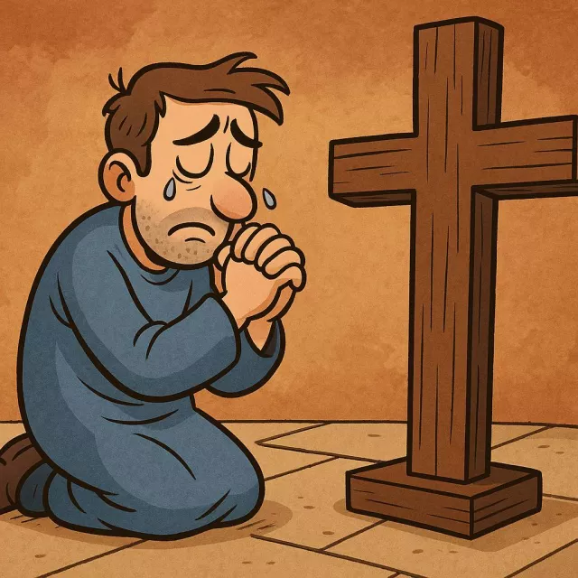 Penitence - Deep regret or sorrow for having done something wrong; a feeling of repentance. (पश्चाताप, प्रायश्चित)