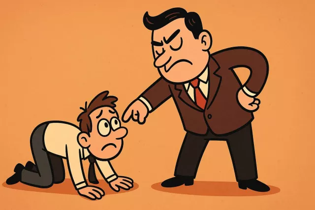 Subservient - Too willing to obey someone else; behaving like a servant and accepting their authority without question. (bahut adhik aagya-kaari, dusron ke neeche dab kar rehne wala)