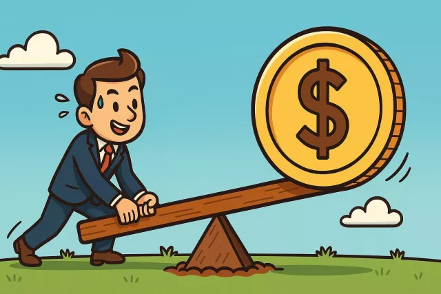 Leverage - (noun) The power or advantage used to achieve something; (verb) To use something to maximum advantage. (लाभ उठाने की क्षमता / फायदा उठाना)
