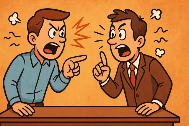 Rebuttal - A response that argues against a claim, accusation, or evidence; a counter-argument. (khandan / pratyuttar)