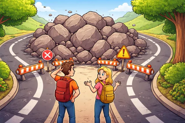 Impasse - A situation in which no progress is possible, especially due to disagreement. (गतिरोध)