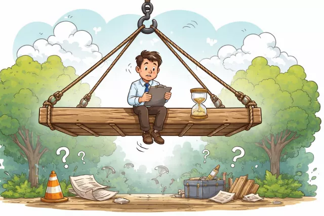 Abeyance - A state of temporary suspension or inactivity. (स्थगन)