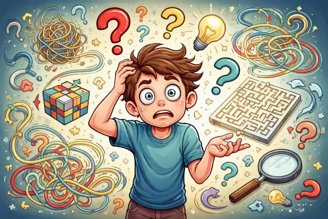 Perplexing - Confusing or difficult to understand; puzzling.