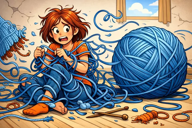 Disentangle - Free (something or someone) from being tangled, or separate something complicated into its parts. (?????? / ??? ????)