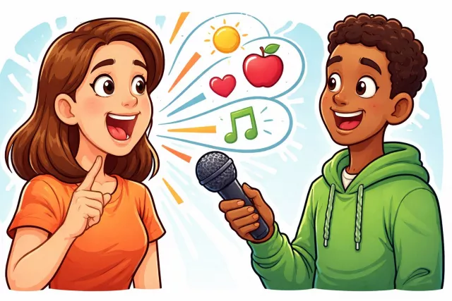 Enunciate - Pronounce words clearly and distinctly; state something clearly.