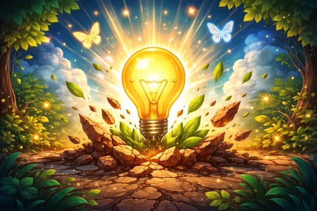 Emergence - The process of coming into view or becoming known; the act of appearing.