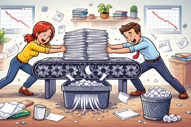 Counterproductive - Having the opposite effect to the one intended; hindering progress.