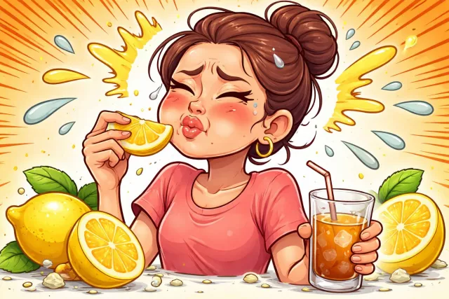 Astringent - Sharp or harsh in taste or smell; causing the skin or tissues to tighten. (????? / ??????)