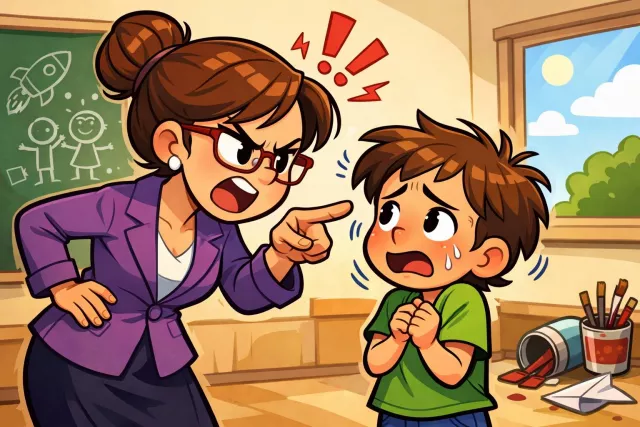 Admonitory - Giving a warning or gentle advice about what should not be done.