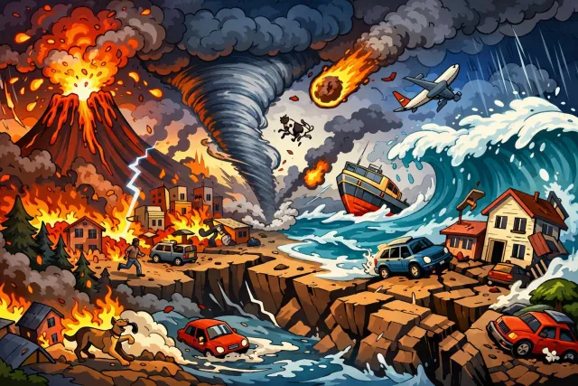 Calamitous - Causing great damage, loss, or disaster; disastrous.