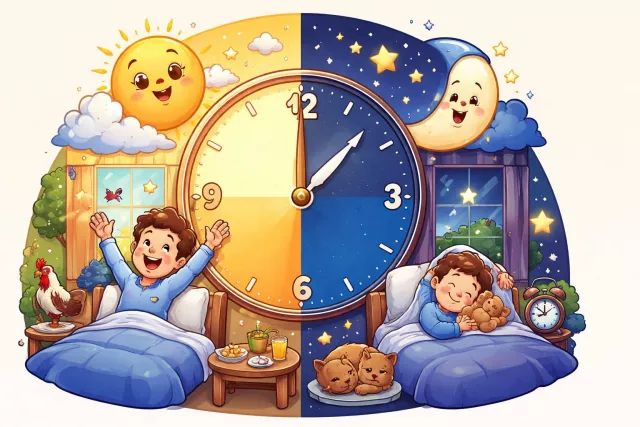 Circadian - Relating to the body’s natural 24-hour sleep-wake cycle.