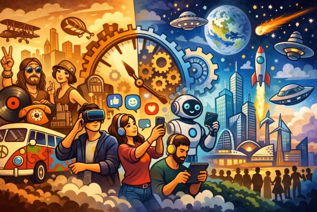 Zeitgeist - The defining spirit, mood, or ideas of a particular time period.