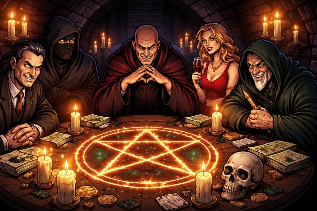 Cabal - A small secret group plotting to achieve political or other power.