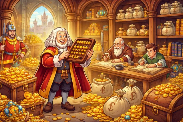 Exchequer - A government’s treasury; the public money and funds of a country.