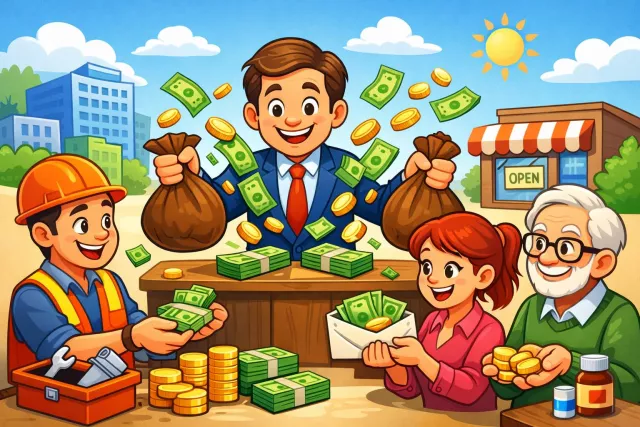 Disburse - Pay out (money), especially from a fund or an official account.
