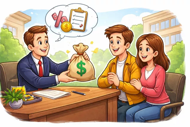 Concessional - Given on special, reduced, or more favorable terms than usual, especially at a lower rate or price.