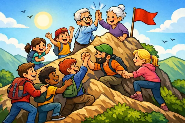 Cohort - A group of people with a shared characteristic, especially of the same age or experience.