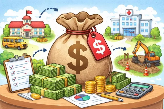Earmark - Set aside or allocate (money or resources) for a specific purpose. (आरक्षित करना)